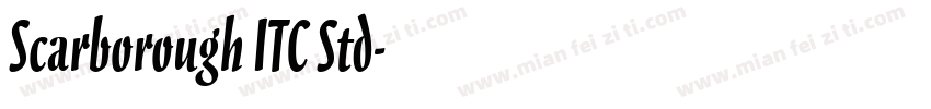 Scarborough ITC Std字体转换